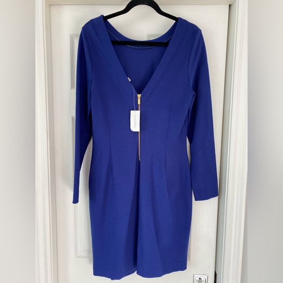NWT Banana Republic Royal Blue mini dress - Size 14 - Picture 3 of 9